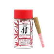 40'S | STRAWBERRY COUGH INFUSED PREROLL 2.5G 5 PACK